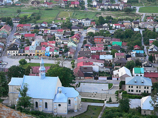 Chciny - widok z zamku