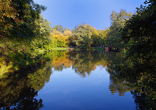 Pszczyna. Park zamkowy.