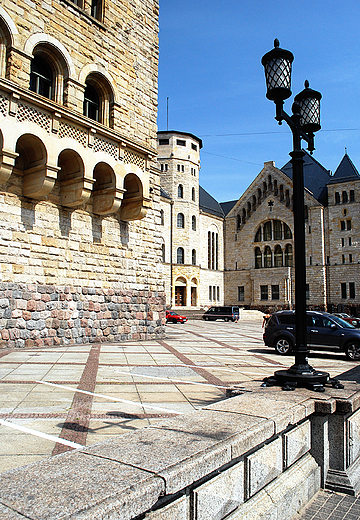 Pozna. Fragment Zamku Cesarskiego.