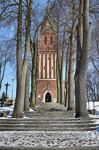 Sanktuarium Maryjne w Gietrzwaadzie - zimowo