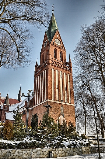 Sanktuarium Maryjne w Gietrzwaadzie - zimowo