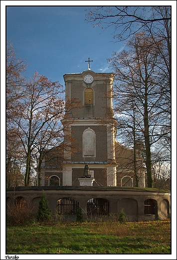 Tursko - pnobarokowy koci w. Andrzeja Apostoa (Sanktuarium Matki Boej Turskiej)