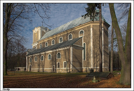 Tursko - pnobarokowy koci w. Andrzeja Apostoa (Sanktuarium Matki Boej Turskiej)