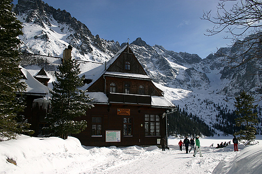 Tatry. Schronisko w Morskim Oku.