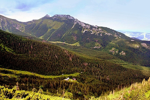 W drodze na Kasprowy - widok na Giewont