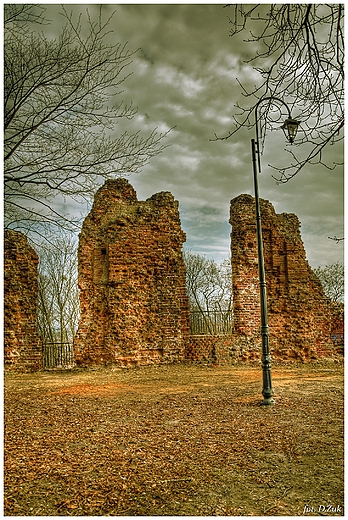 Ruiny zamku biskupiego. Raciek