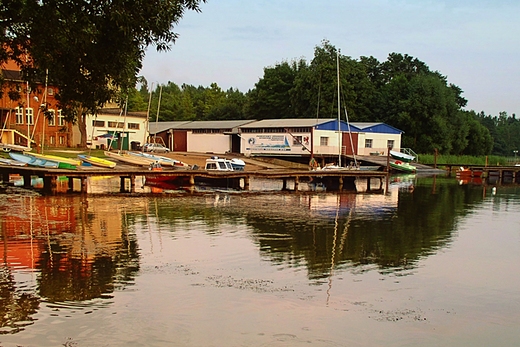 Szczecinek - jezioro Trzesiecko. Przysta