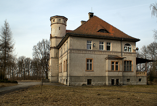 Przypaacowe zabudowania dworskie w Kopicach - okazay dwr