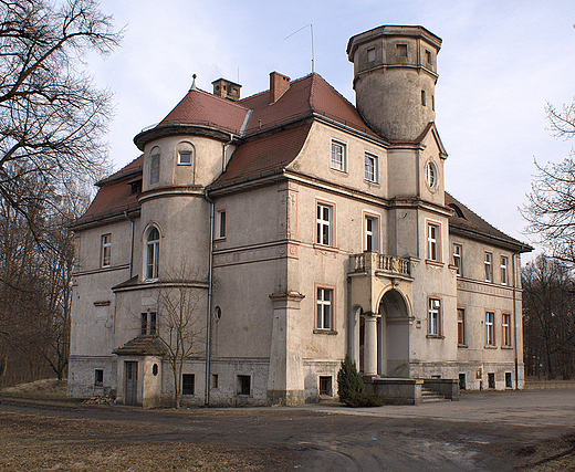 Przypaacowe zabudowania dworskie w Kopicach - okazay dwr