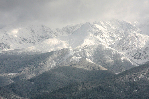 Widok z Gubawki na Tatry Zachodnie