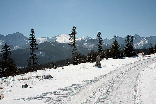 Tatry, droga z Wierchu Poroniec na Rusinow Polan