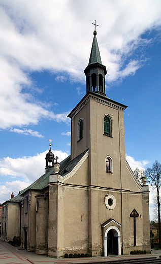 Toszek. Barokowy koci w. Katarzyny Aleksandryjskiej.