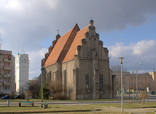 Nysa - jedno z najstarszych lskich miast - koci zielonowitkowy w Nysie