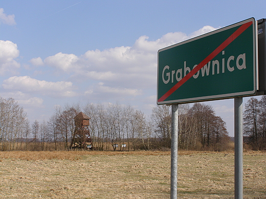 Wiea obserwacyjna znajdujca si przy Stawie Grabownica w Grabownicy.