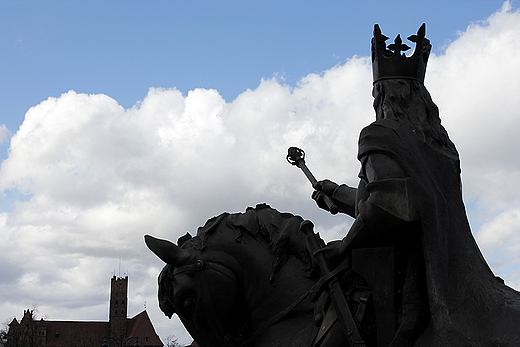 Malbork - pomnik Kazimierza Jagielloczyka