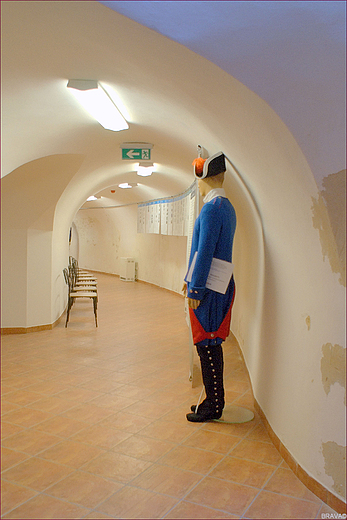 Nysa - jedno z najstarszych �l�skich miast - Twierdza Nysa - Bastion �w. Jadwigi - fragment wn�trza