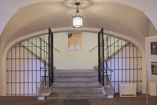 Nysa - jedno z najstarszych �l�skich miast - Twierdza Nysa - Bastion �w. Jadwigi - fragment wn�trza