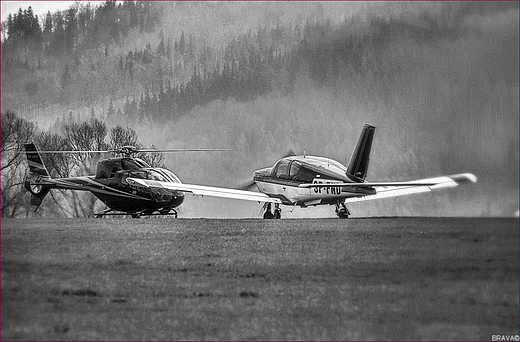 Eurocopter EC-120B Colibri i Socata TB-20 Trinidad w Aleksandrowicach