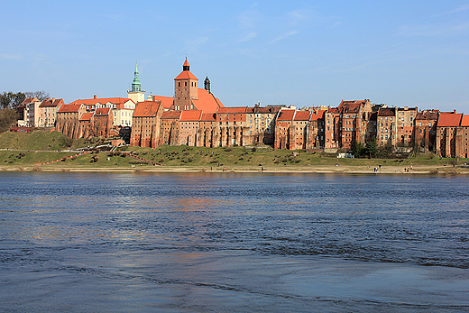 Grudzidz - panorama od strony Wisy