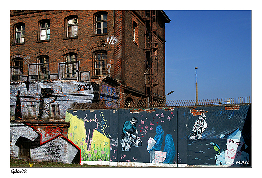 Gdańsk - graffiti: gdańska ucieczka od szarości i nudy