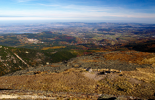 Panorama Sudetw ze nieki.