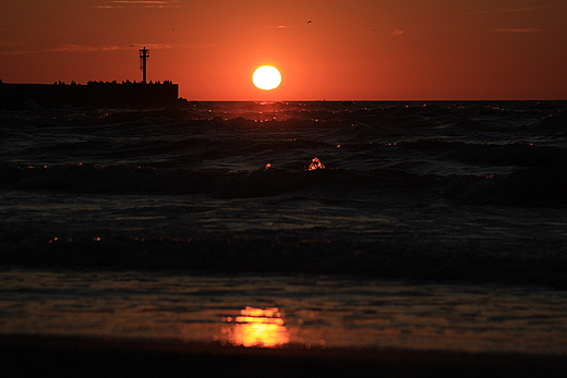 Ustka. Sztuka zachodu