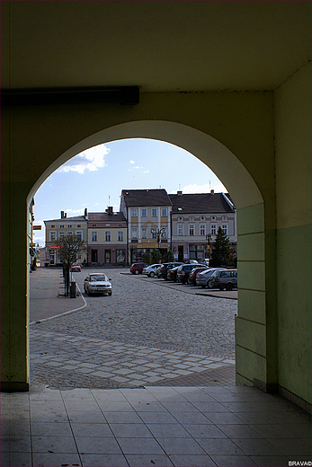 Krapkowice - kamieniczki na rynku