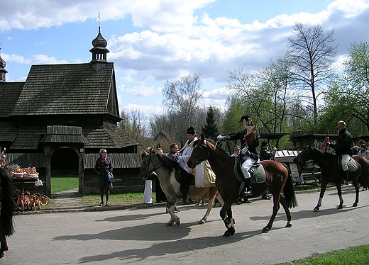 Procesja konna . Skansen w Chorzowie