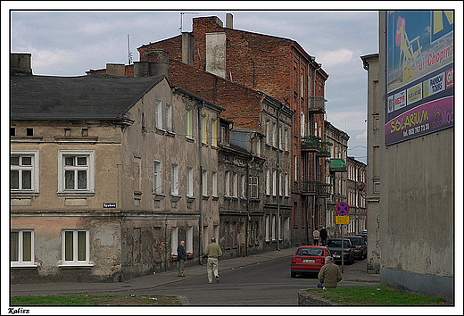 Kalisz - fragment ul.Ogrodowej