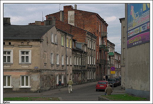 Kalisz - fragment ul.Ogrodowej