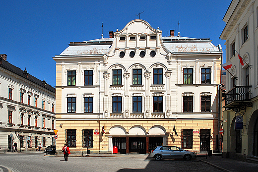 Cieszyn. Zabytkowy budynek Poczty Polskiej.