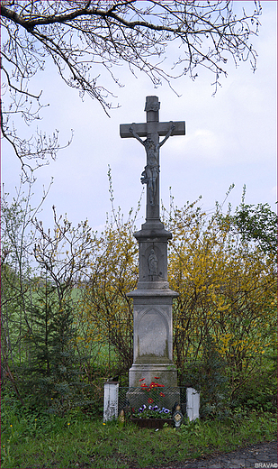 Polskie kapliczki - krzy przydrony w Czechowicach Dz. - 1910r.