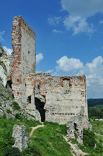 Ruiny zamku Olsztyn. Jura Krakowsko-Czstochowska