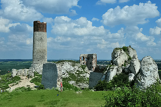 Ruiny zamku Olsztyn. Jura Krakowsko-Czstochowska