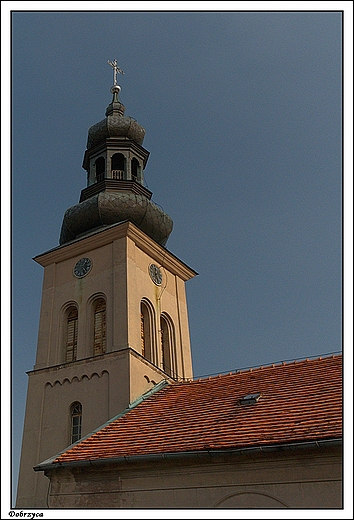 Dobrzyca - murowany koci poewangelicki z lat 30. XIX wieku