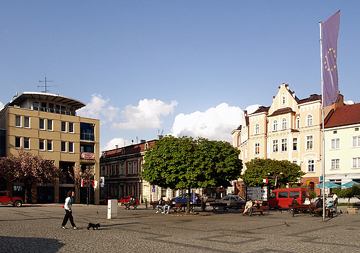 Rynek w Tarnowskich Grach.