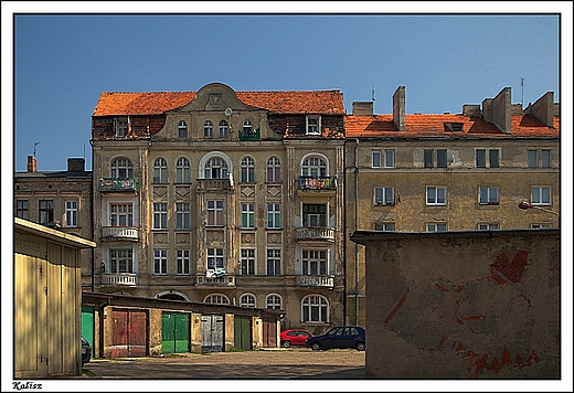 Kalisz - secesyjna kamienica przy ul. Wsplnej zdjcie wykonane od ul. Bankowej