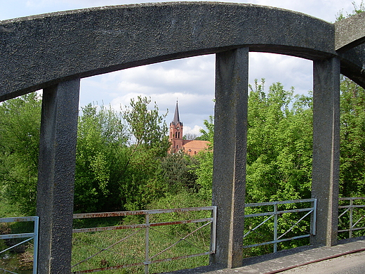 Koci w Pogorzelicy widok z mostu.