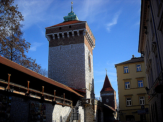 Widok na Bram Floriask