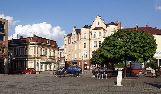 Rynek w Tarnowskich Grach.