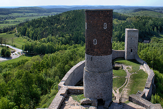 Ruiny zamku krlewskiegow Chcinach
