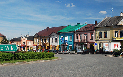 Rynek w Jdrzejowie.