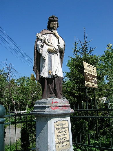 Pomnik w.Jana Nepomucena w Rudzie lskiej.