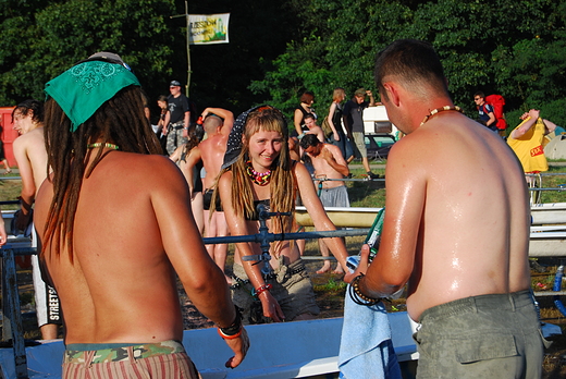Prawie kąpiel. Przystanek Woodstock 2009