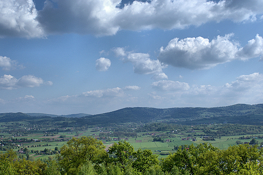 Widok z zamku w Melsztynie