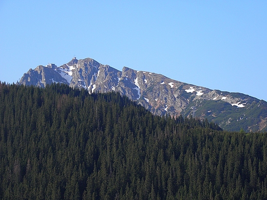 Widok na Kasprowy Wierch