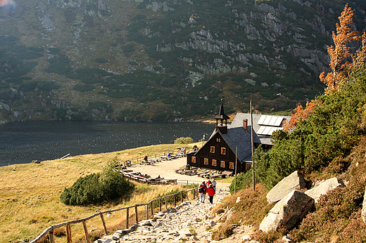 Karkonosze, schronisko Samotnia