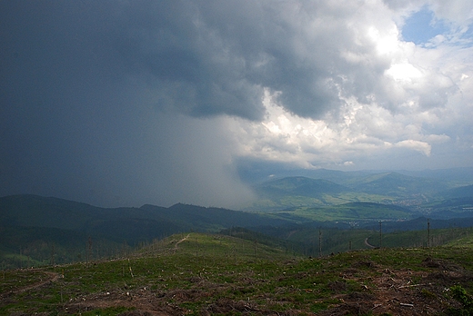 Widok z wiey na Baraniej Grze