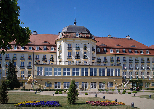 Sopot. Fasada Grand Hotelu.