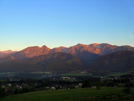 Tatry - widok z Kocieliska